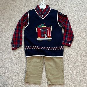 3pc Izod Holiday Sweater Set
